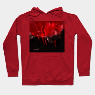 Red abstract 2 Hoodie